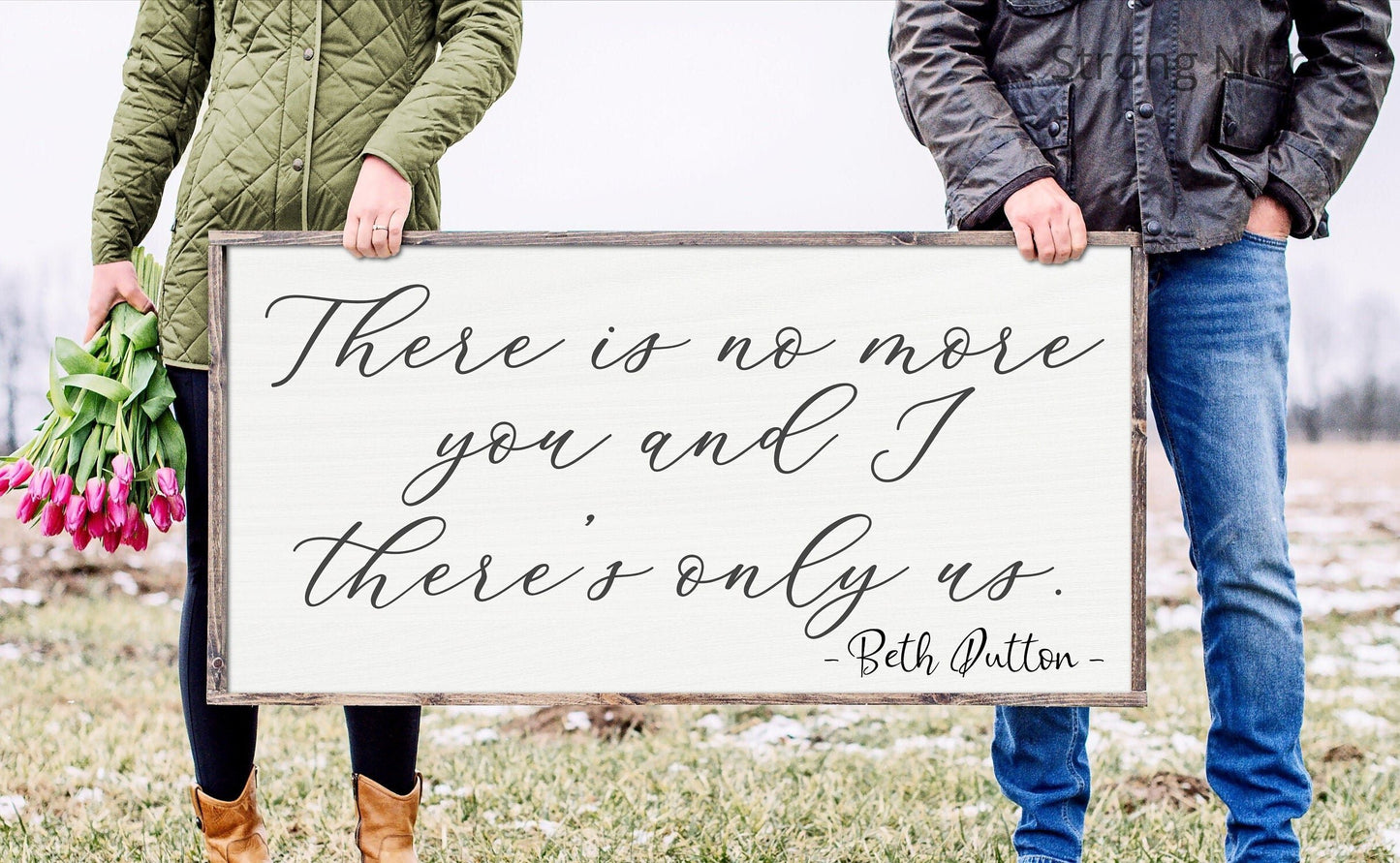 Yellowstone sign, Beth Dutton sign, love sign, master bedroom sign, yellowstone