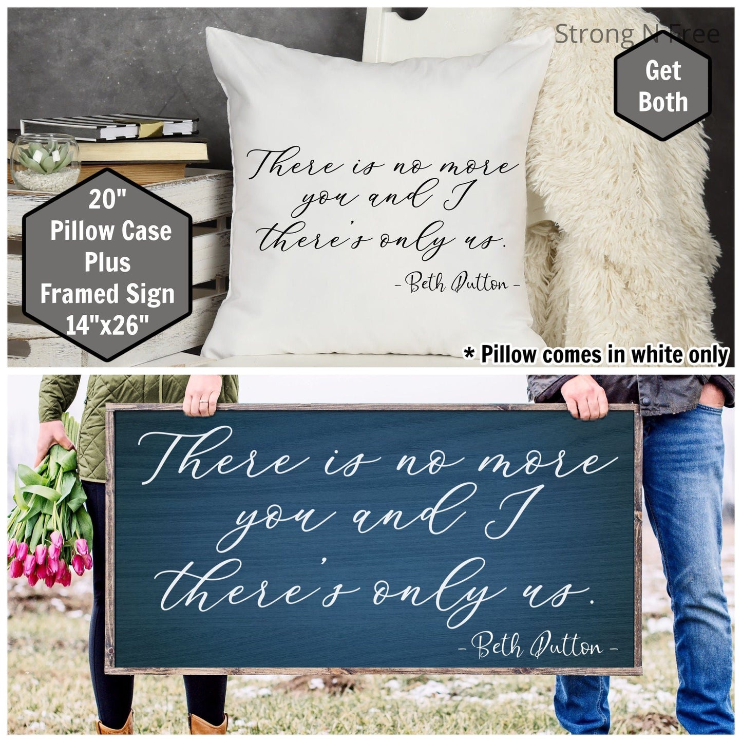 Yellowstone sign, Beth Dutton sign, love sign, master bedroom sign, yellowstone