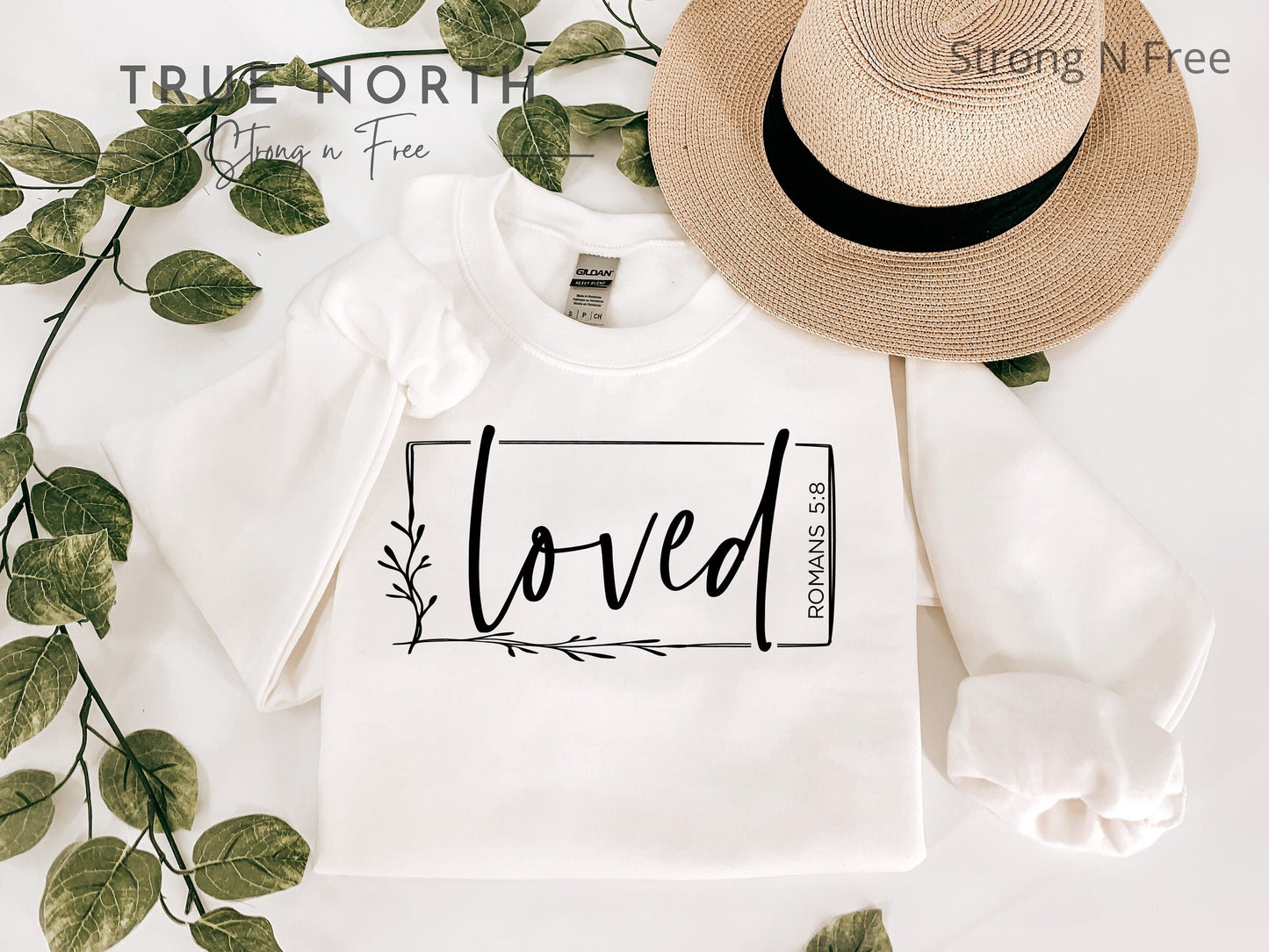 Christian Sweatshirt, Faith Sweater, Bible Verse Shirt, Graphic Tee, Plant Mom Gift, Women's Clothing