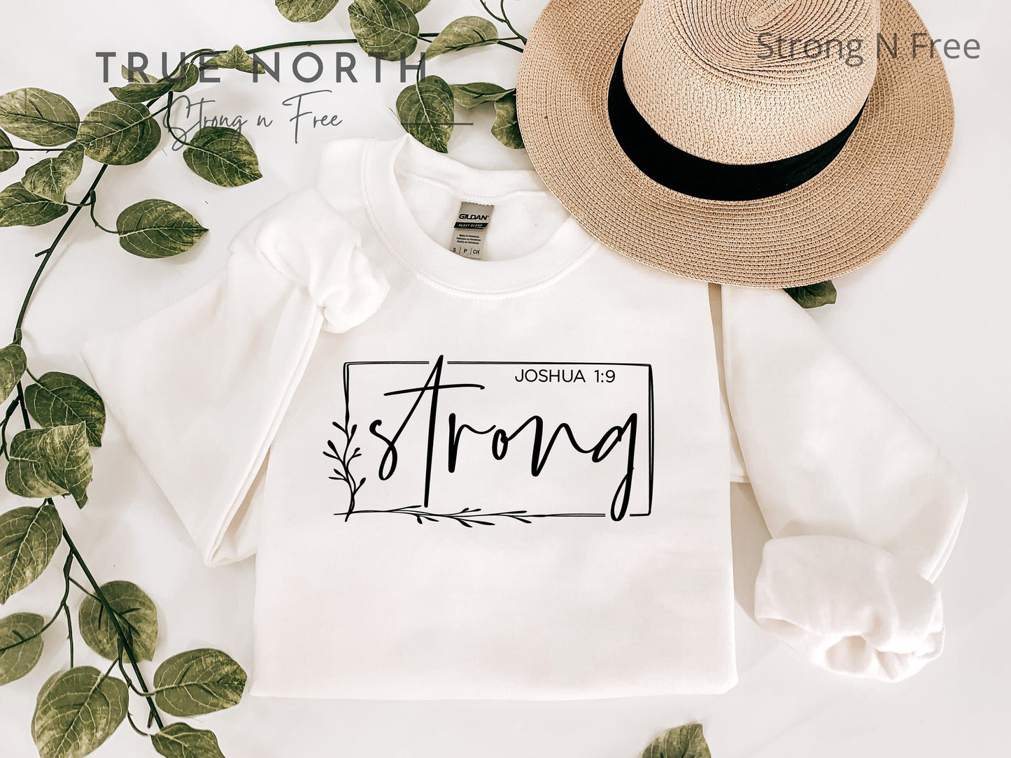 Christian Sweatshirt, Faith Sweater, Bible Verse Shirt, Graphic Tee, Plant Mom Gift, Women's Clothing