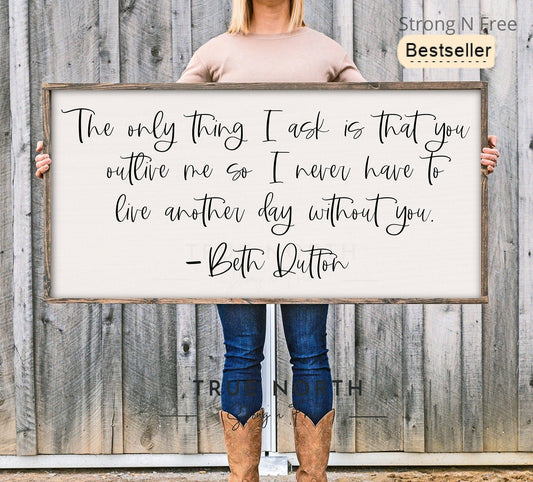 Yellowstone sign, Beth Dutton sign, love sign, master bedroom sign,  | Country Sign | Western Sign | Cowboy Cowgirl | Farmhouse Sign