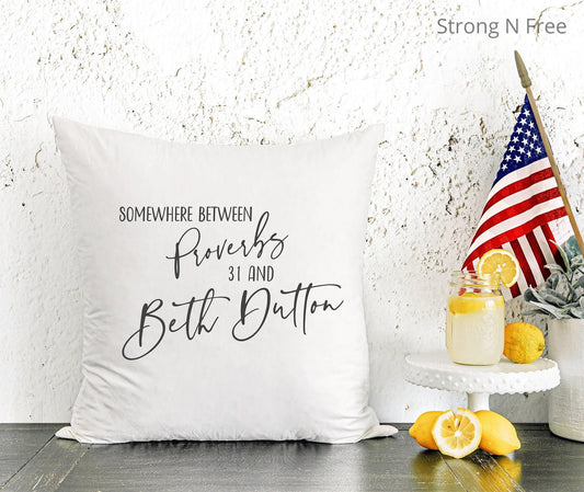 DTF Transfer Yellowstone Pillow cover 20", Beth Dutton Pillow, love Pillow, master bedroom Pillow,  | Country Pillow | Western Sign | Cowboy Cowgirl |