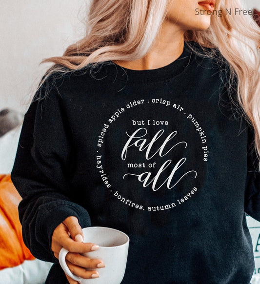 Fall Sweatshirt - It's Fall Yall Sweater - Women's Sweatshirt - Cute Fall Sweater - Fall Tees - Crewneck Sweater - Fall Tees - Fall Sweater .