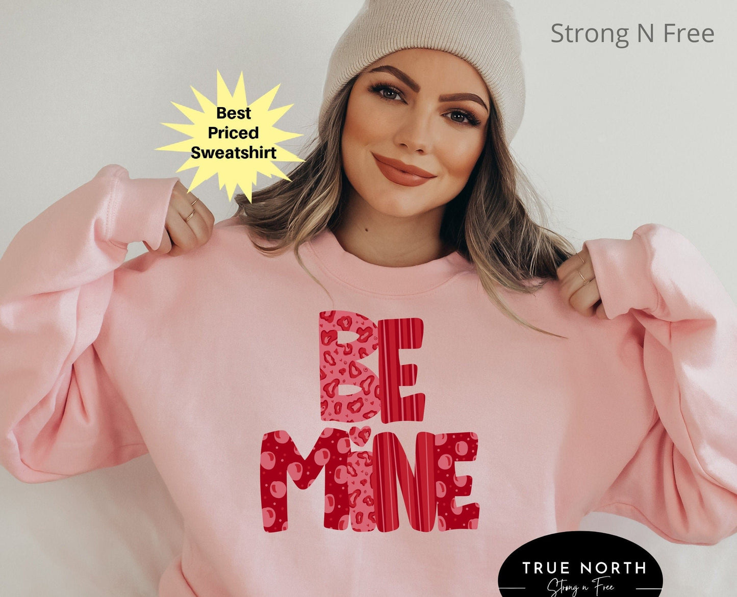 Be Mine Valentine, Adult Unisex sweatshirt, Valentine's Day, Crewneck, Love Sweatshirt, Personalized Shirt, Gift for wife, girlfriend .