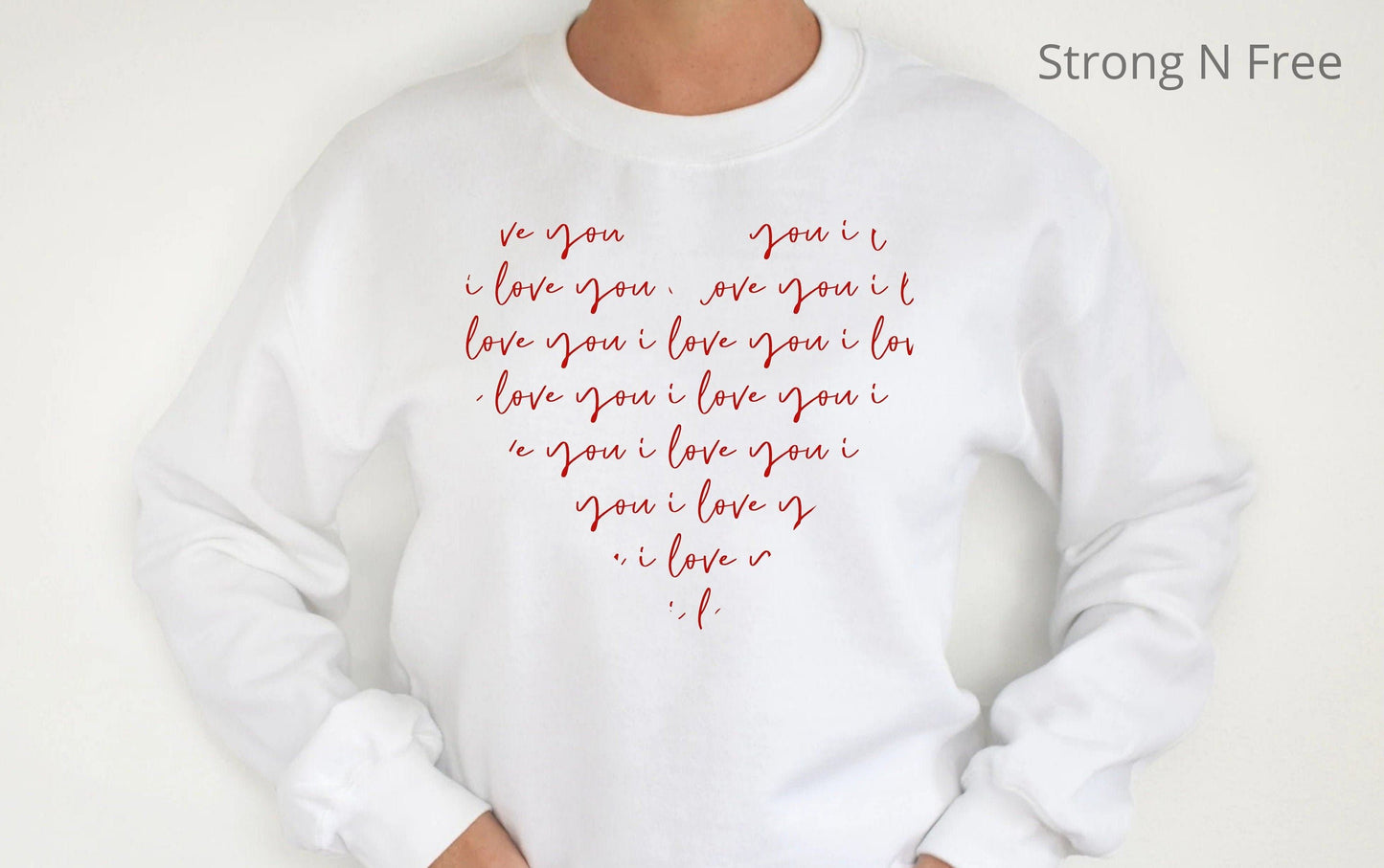 DTF Transfer Valentines Day Shirt, Heart