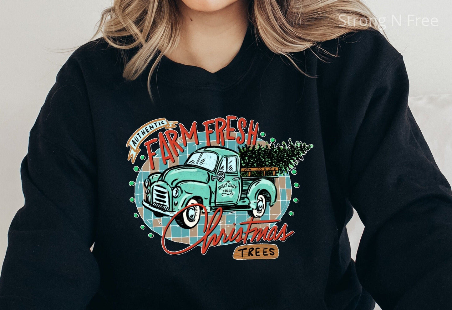 DTF Transfer Farm Fresh Christmas Trees