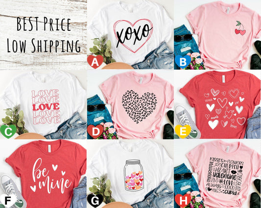 DTF Transfer Valentine's Day , Love, Heart , Anti Valentines, Heart Shape, Peace, Christmas, Fall Sweater, Women's , Heart