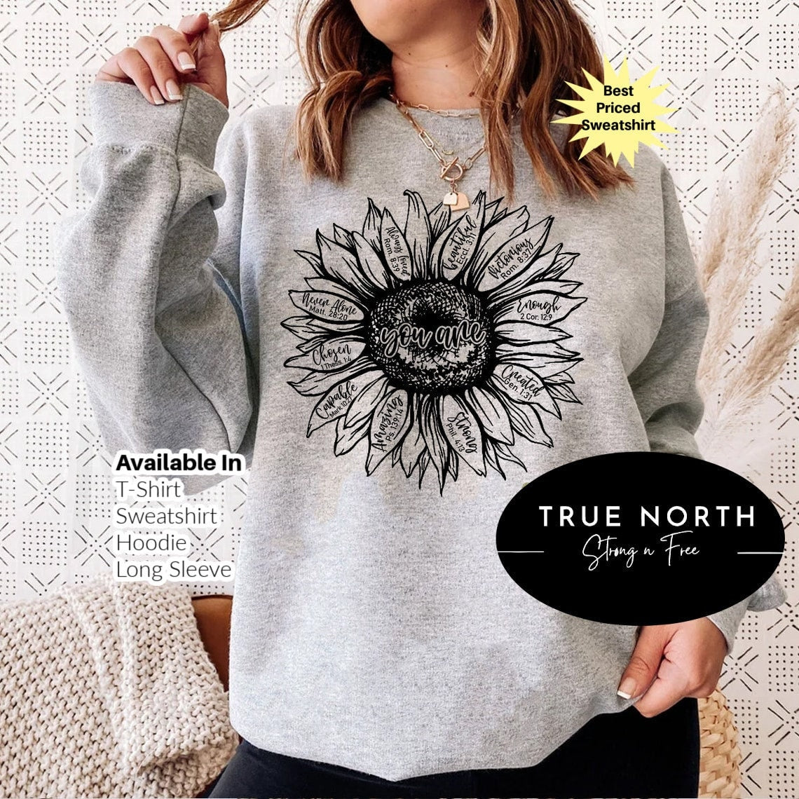 DTF Transfer You Are My Sunflower Christian