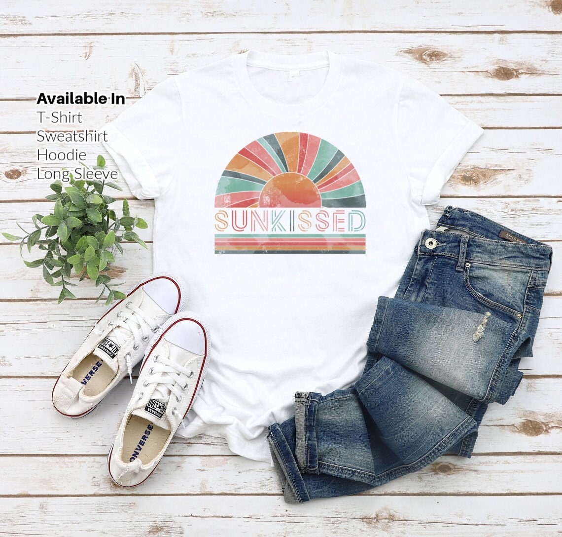 Sunkissed T Shirt, Summer T Shirt, Vintage T Shirt, Sunkissed Shirt, Summer Shirt .