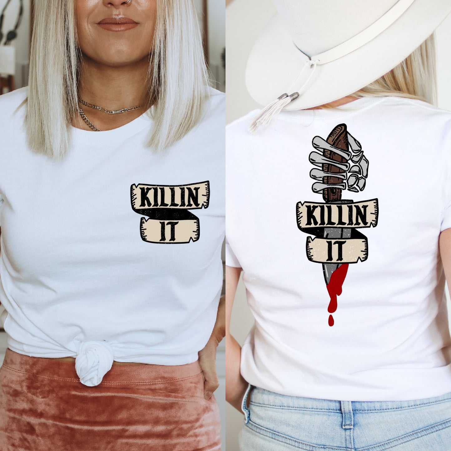 DTF Transfers Killin It , Spooky Skeleton