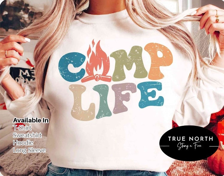 Camping Life Shirts, Camp Life t-shirt, Camping Shirt, Camper T-shirt, Camping Crew Shirt