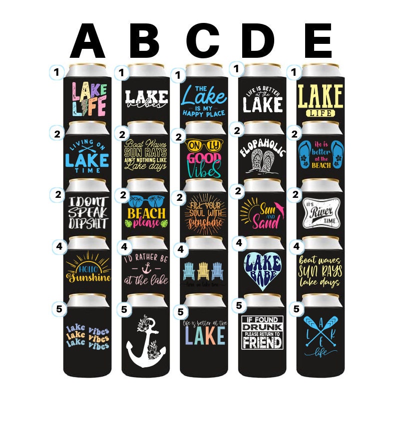 Summer Beer Koozies Bulk