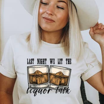 Country Wallen T-Shirt and Sweatshirt Bundle - Liquor Talk Design .