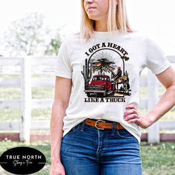 Country Heart Truck T-Shirts and Sweatshirts .