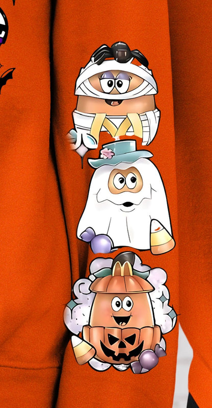 Sweatshirt Hoodie T-Shirt Fall Halloween Mc-Nuggets Dressed Up