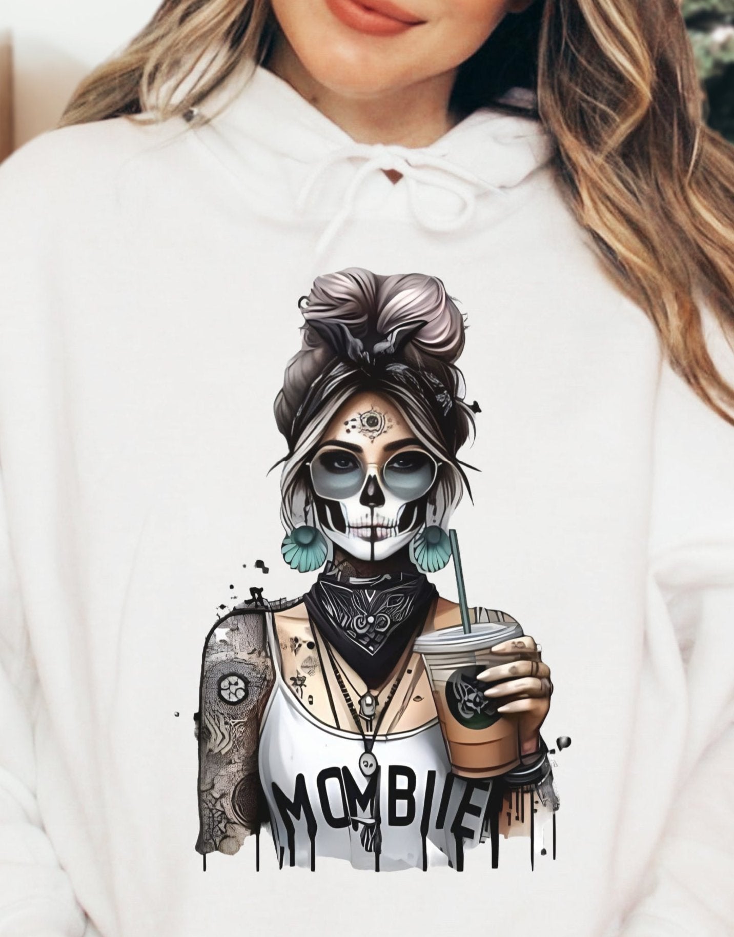 Sweatshirt Hoodie T-Shirt Mom Mama Zombie Moms introducing Mombie