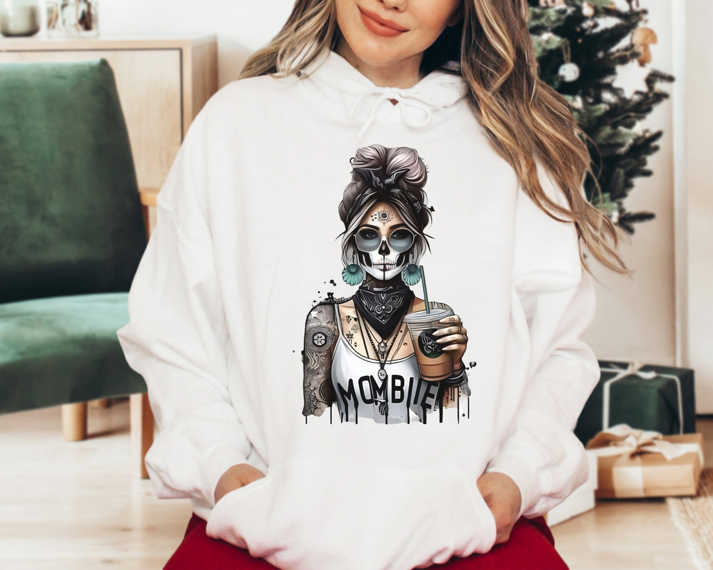 Sweatshirt Hoodie T-Shirt Mom Mama Zombie Moms introducing Mombie