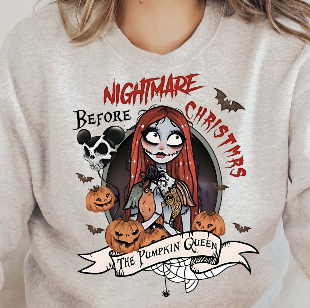 Sweatshirt T-Shirt Hoodie  Christmas Night Mare Before Christmas