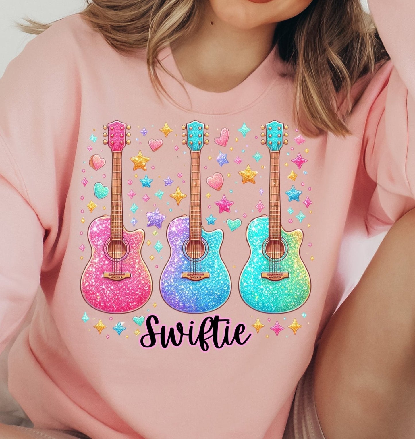 Sweatshirt T-Shirt Hoodie  Taylor Swifty Design Guitars