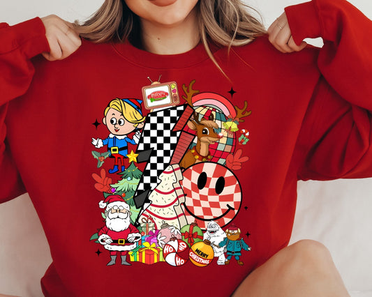 Sweatshirt Hoodie T-Shirt Christmas Rudolph Gang