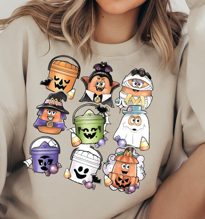 Sweatshirt Hoodie T-Shirt Fall Halloween Mc-nugets  Dressed Up