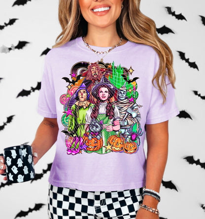 T-Shirt Crewneck Hoody Halloween Oz Crew  Dorothy, Scarecrow, Tin Man & Lion