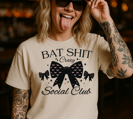 T-Shirt Crewneck Hoody – Bat Shit Crazy Social Club