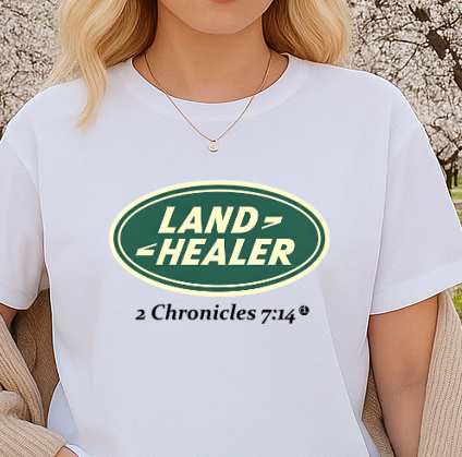 DTF Transfer Land Healer Pray for the Land Faith Print