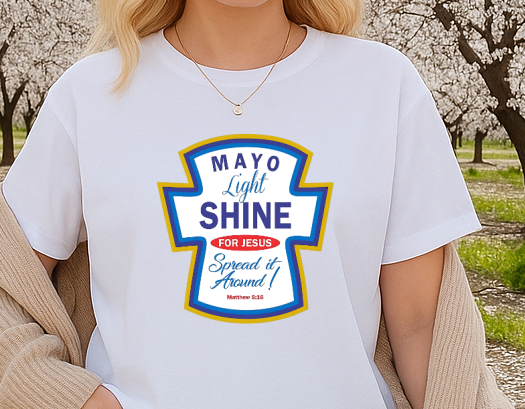 DTF Transfer – Shine for Jesus Christian Faith