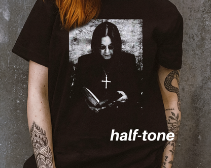 DTF Transfer Half-Tone Ozzy Bible