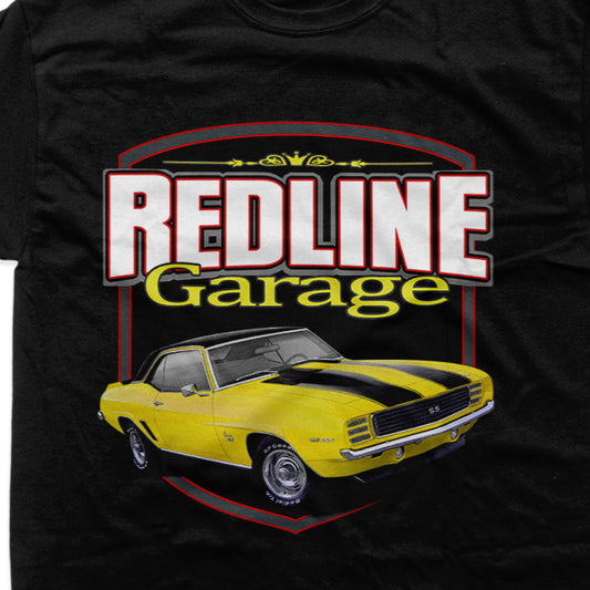 DTF Transfer Redline Garage – Classic Muscle Car 🚗🔥