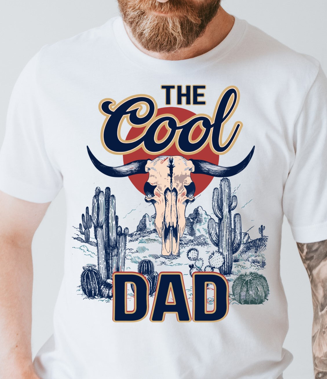 DTF Transfer Western Dad The Cool Dad Coors Parody