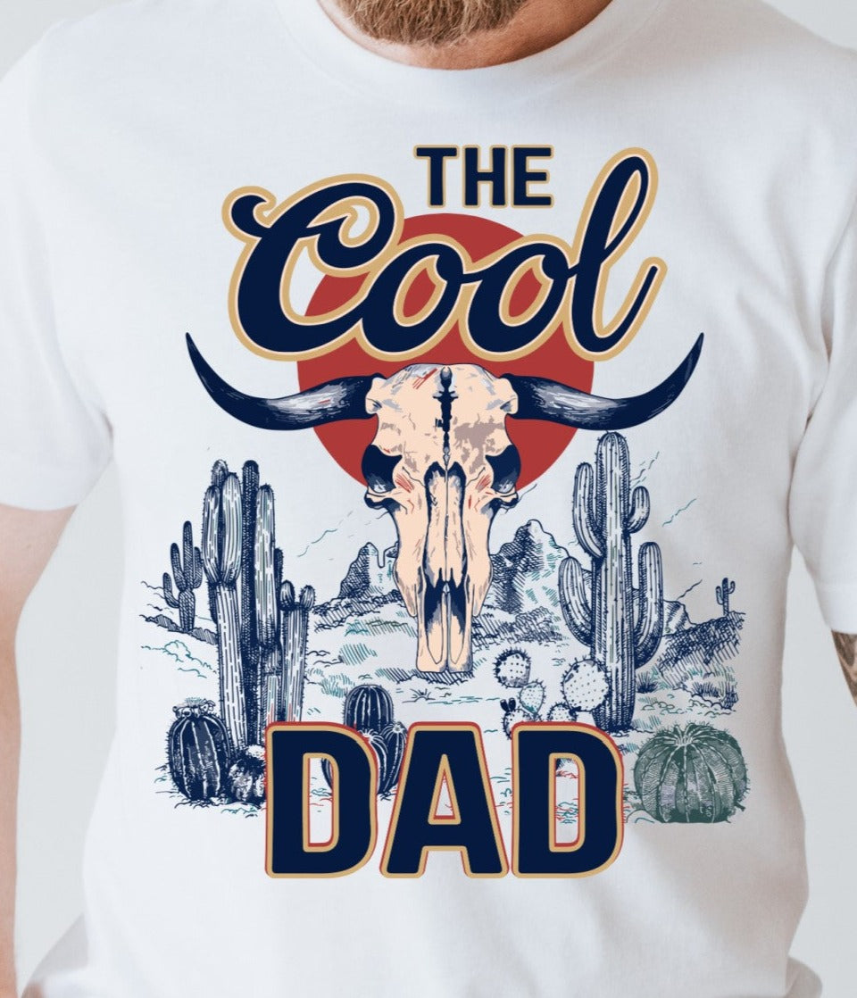 DTF Transfer Western Dad The Cool Dad Coors Parody