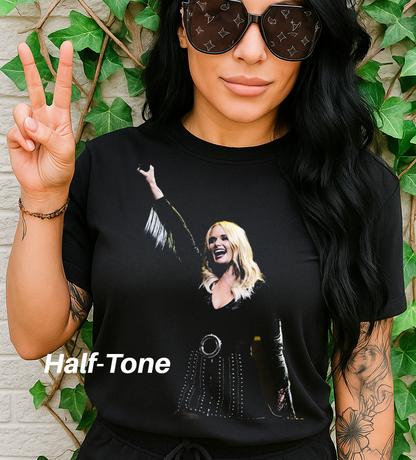 DTF Transfer Half-Tone Miranda Lambertt
