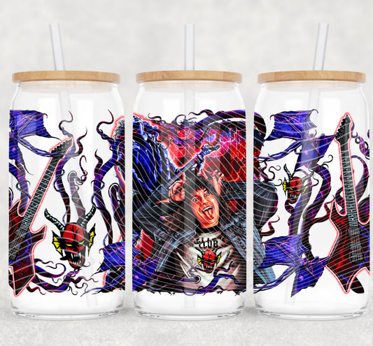 UV-DTF Cup Wrap Eddie Munsonn Strangerr Things Guitar