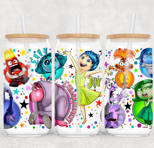 UV-DTF Cup Wrap Inside Out In My Emotions