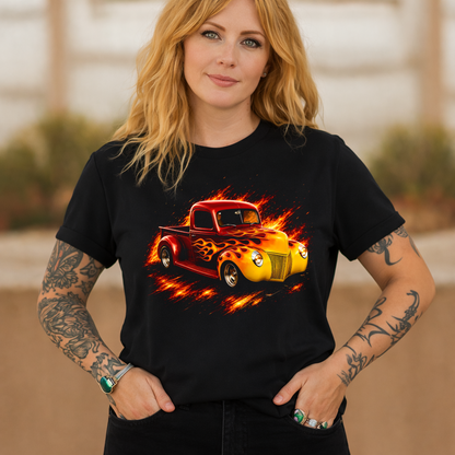 DTF Transfer Halftone 1940_1941 Ford Pickup Hot Rod