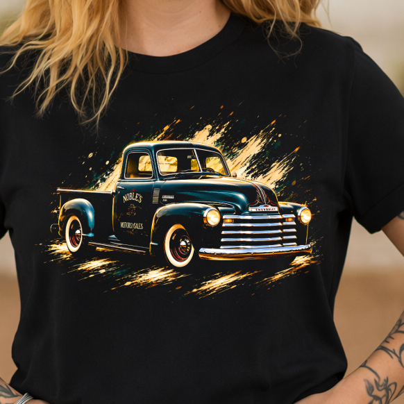 DTF Transfer Halftone 1951_1953 Chevrolet 3100