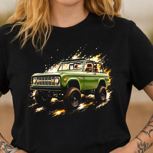 DTF Transfer Halftone 1966_1977 Ford Bronco 1st Gen