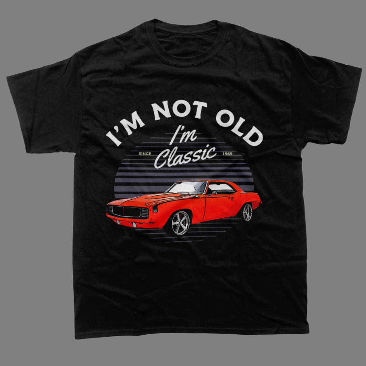 DTF Transfer Gear Heads - "I'm Not Old, I'm Classic" Vintage Car Design