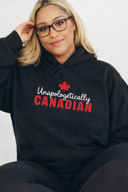 DTF Transfer Unapologetically Canadian Maple Leaf Patriotic