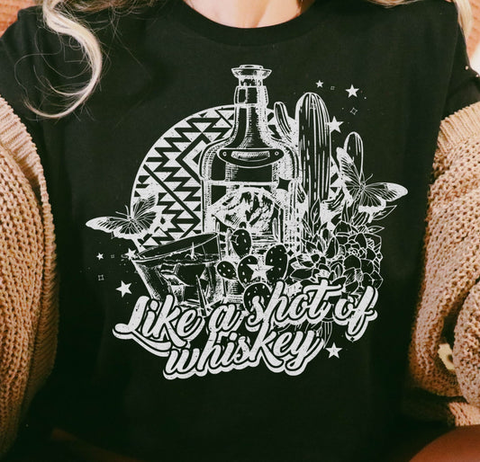 DTF Transfer Country Vintage Like A Shot Of Whiskey