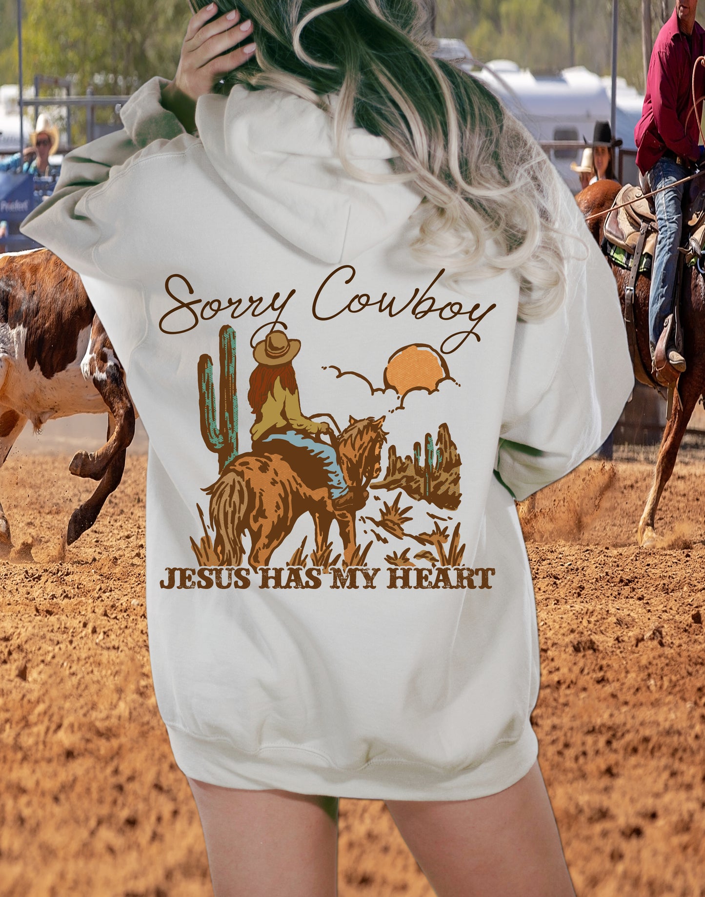 DTF Transfer Sorry Cowboy Jumbo Print