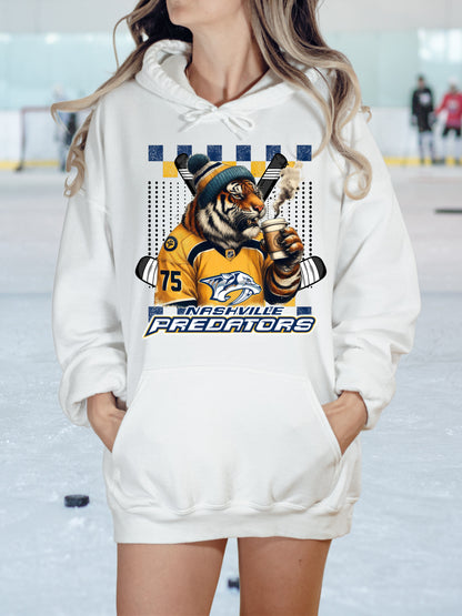 DTF Transfer Nashville Predators Coffee Time