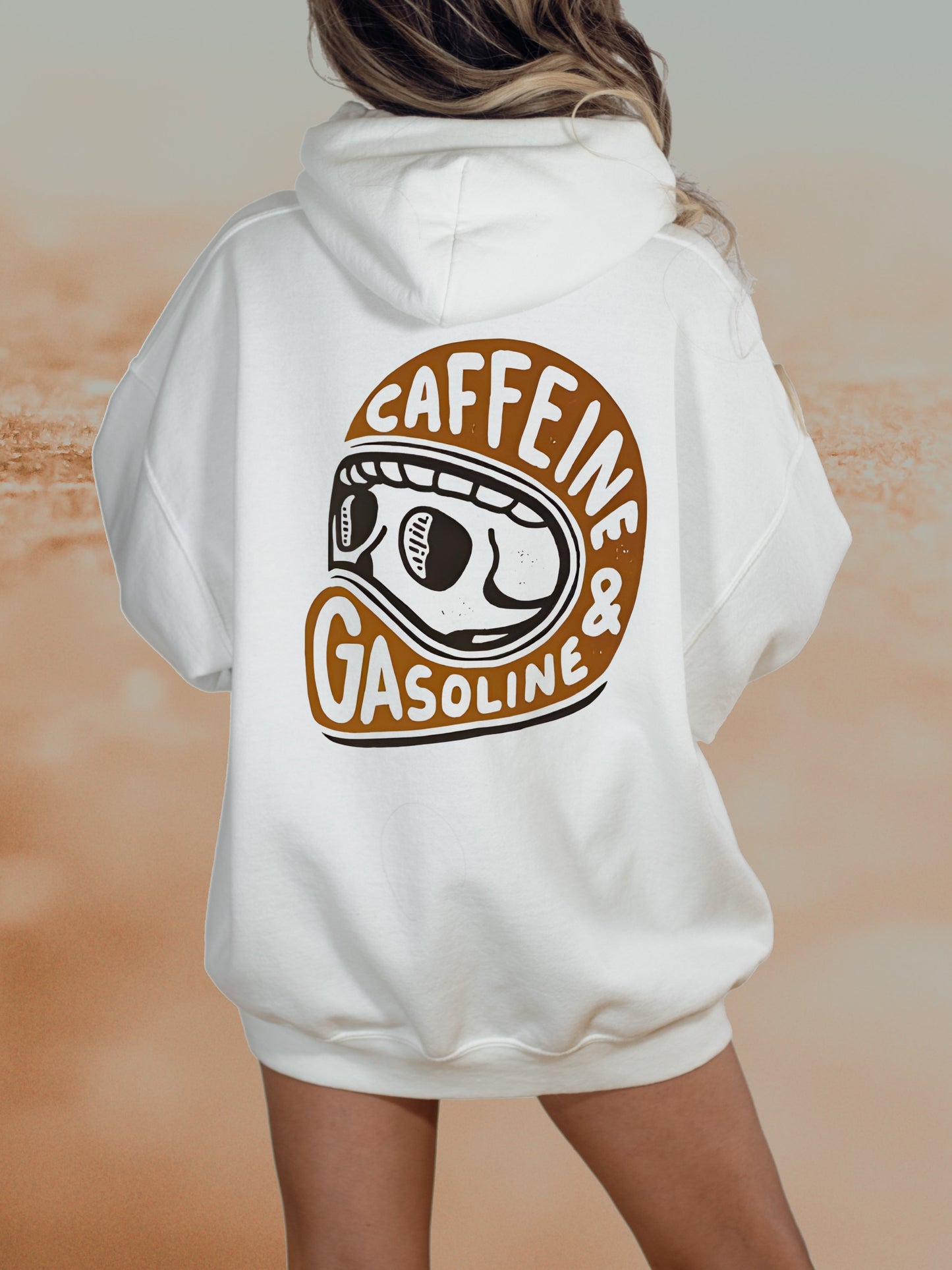 Sweatshirt Hoodie T-Shirt Gear Head Caffeine & Gasoline