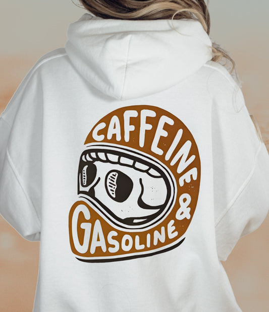 Sweatshirt Hoodie T-Shirt Gear Head Caffeine & Gasoline