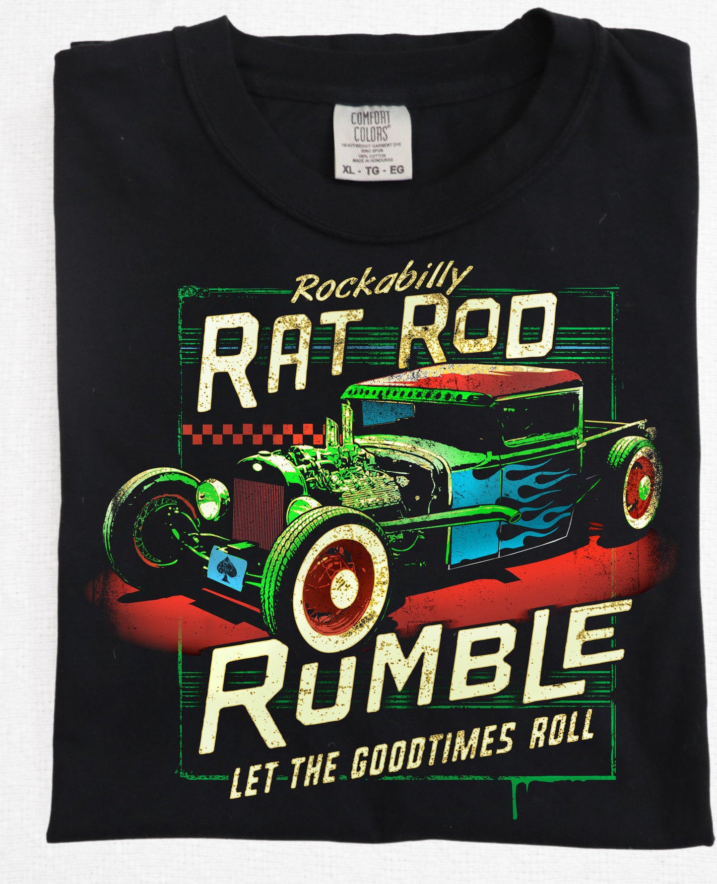 DTF Transfer Vintage Rat Rods