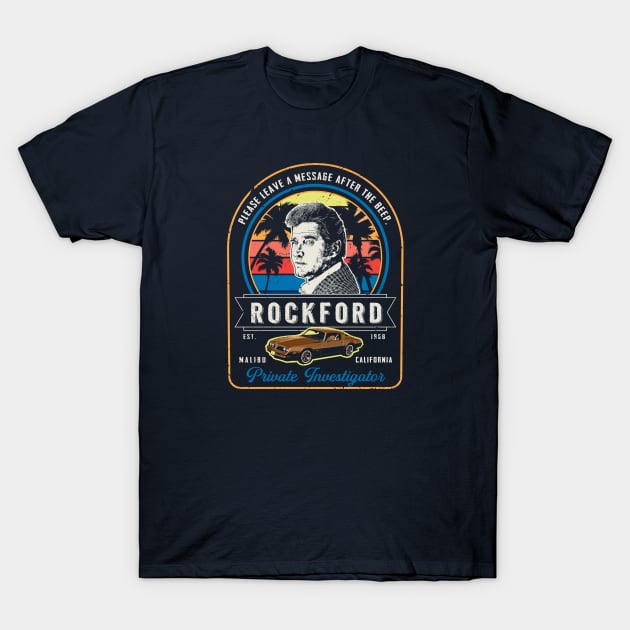 DTF Transfer Vintage Rockford Investigations