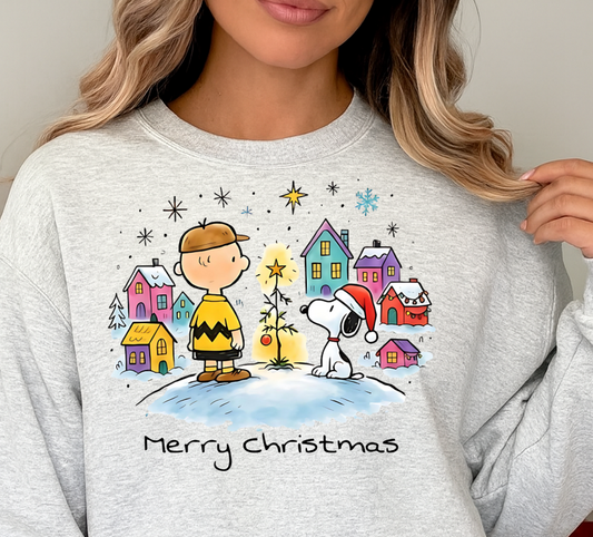 DTF Transfer Christmas Merry Christmas Cartoon Design