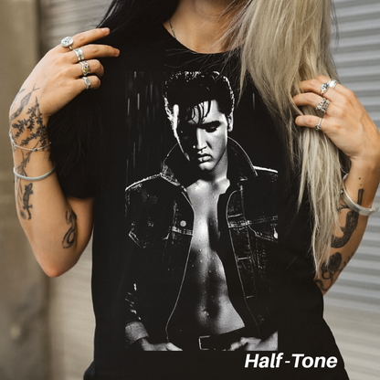 DTF Transfer Half-Tone THE KING